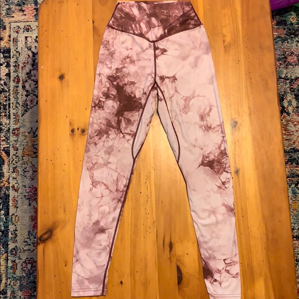 Balance Athletica pink tye dye leggings